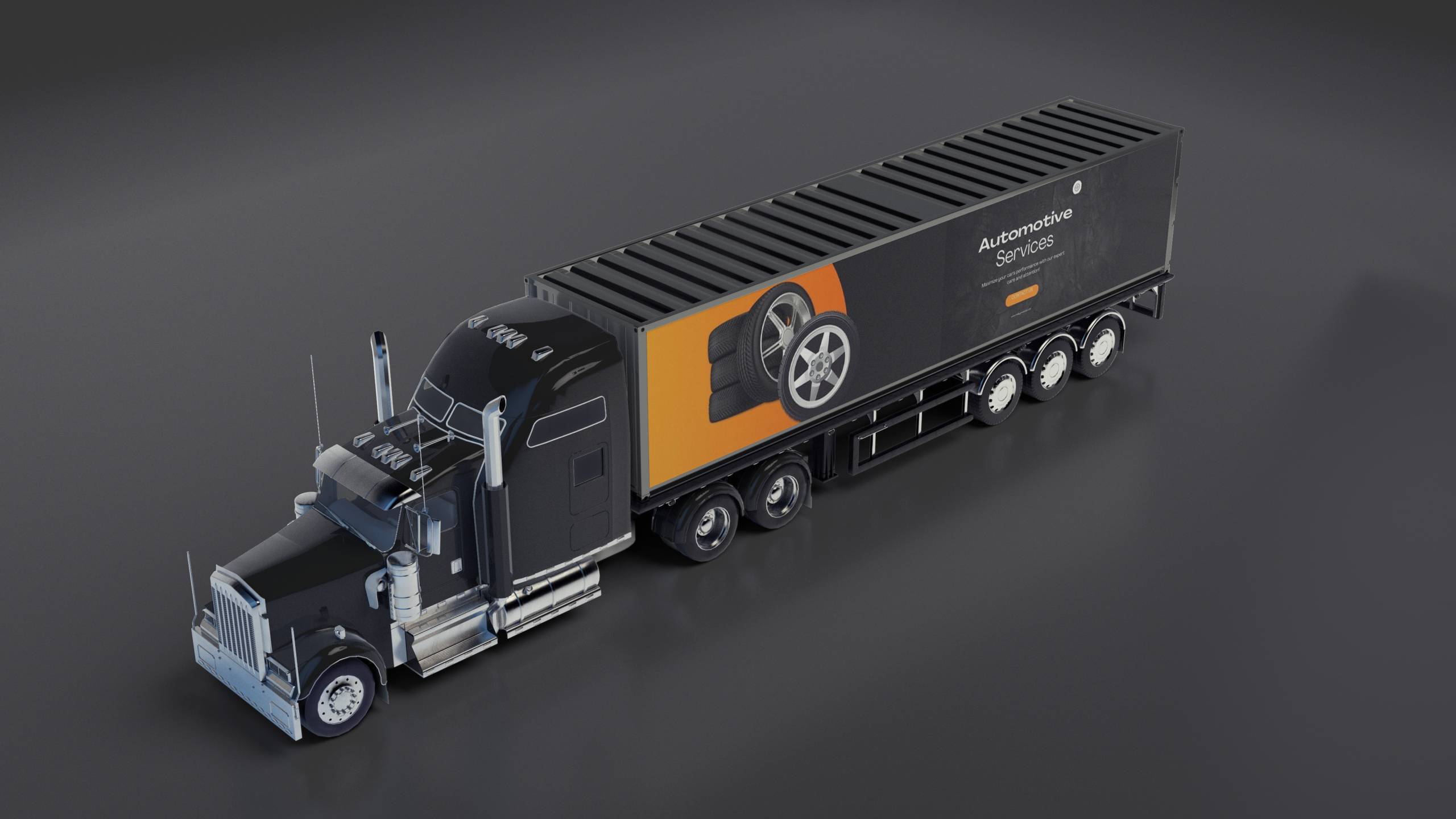 My mockup 12 from Logistics Company Car Mockups